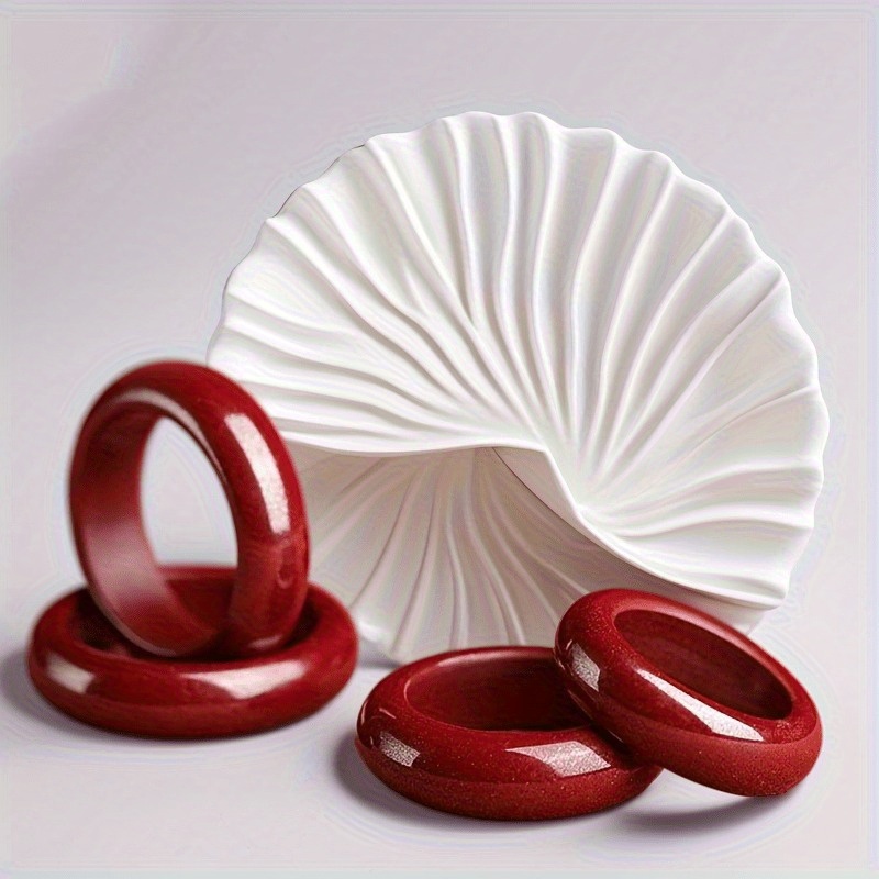 Cinnabar Ring Set with Low Cinnabar Content